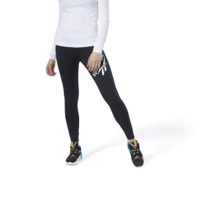 Reebok Classic Vector Leggings Damen - Schwarz - DE 679-MCO